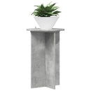 vidaXL Növényállvány 2 pcs Betonszürke Ø40 x 60 cm Szerelt Fa