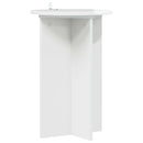 vidaXL Növényállvány 2 pcs Magasfényű Fehér Ø40 x 60 cm Szerelt Fa