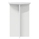 vidaXL Növényállvány 2 pcs Magasfényű Fehér Ø40 x 60 cm Szerelt Fa