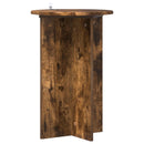 vidaXL Növényállvány 2 pcs Füstös Tölgy Ø40 x 60 cm Szerelt Fa