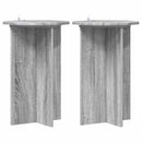 vidaXL Növényállvány 2 pcs Szürke Sonoma Ø40 x 60 cm Szerelt Fa