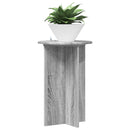 vidaXL Növényállvány 2 pcs Szürke Sonoma Ø40 x 60 cm Szerelt Fa