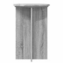 vidaXL Növényállvány 2 pcs Szürke Sonoma Ø40 x 60 cm Szerelt Fa
