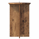 vidaXL Növényállvány 2 db Antik Fa Ø40 x 60 cm Szerelt Fa