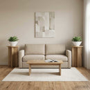 vidaXL Növényállvány 2 pcs Kézműves Tölgy Ø40 x 60 cm Szerelt Fa