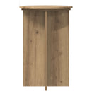 vidaXL Növényállvány 2 pcs Kézműves Tölgy Ø40 x 60 cm Szerelt Fa