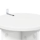 vidaXL Növényállvány 2 pcs Fehér Ø29,5 x 60 cm Szerelt Fa