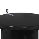 vidaXL Növényállvány 2 db Fekete 29,5 x 29,5 x 60 cm Szerelt Fa