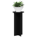 vidaXL Növényállvány 2 pcs Fekete 29,5 x 29,5 x 60 cm Szerelt Fa
