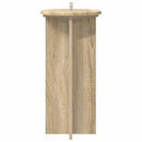 vidaXL Növényállvány 2 pcs Sonoma Tölgy 29,5 x 29,5 x 60 cm Szerelt Fa