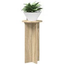 vidaXL Növényállvány 2 pcs Sonoma Tölgy 29,5 x 29,5 x 60 cm Szerelt Fa