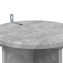 vidaXL Növényállvány 2 pcs Betonszürke 29,5 x 29,5 x 60 cm Szerelt Fa