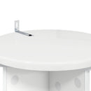vidaXL Növényállvány 2 db Magasfényű Fehér 29,5 x 29,5 x 60 cm
