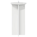 vidaXL Növényállvány 2 db Magasfényű Fehér 29,5 x 29,5 x 60 cm