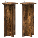 vidaXL Növényállvány 2 pcs Füstös Tölgy 29,5 x 29,5 x 60 cm Szerelt Fa