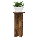 vidaXL Növényállvány 2 db Füstös Tölgy 29,5 x 29,5 x 60 cm Szerelt Fa