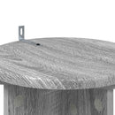 vidaXL Növényállvány 2 pcs Szürke Sonoma 29,5 x 29,5 x 60 cm