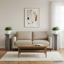 vidaXL Növényállvány 2 pcs Szürke Sonoma 29,5 x 29,5 x 60 cm