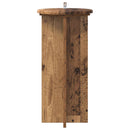 vidaXL Növényállvány 2 pcs Antik Fa 29,5 x 29,5 x 60 cm Szerelt Fa