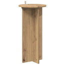 vidaXL Növényállvány 2 pcs Kézműves Tölgy 29,5 x 29,5 x 60 cm