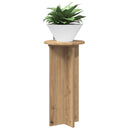 vidaXL Növényállvány 2 pcs Kézműves Tölgy 29,5 x 29,5 x 60 cm