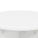 vidaXL Növényállvány 2 db Fehér Ø40 x 40 cm Szerelt Fa