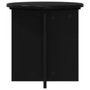 vidaXL Növényállvány 2 pcs Fekete 40 x 40 x 40 cm Szerelt Fa