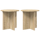 vidaXL Növényállvány 2 pcs Sonoma Tölgy 40 x 40 x 40 cm Szerelt Fa