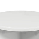 vidaXL Növényállvány 2 pcs Magasfényű Fehér 40 x 40 x 40 cm Szerelt Fa