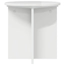 vidaXL Növényállvány 2 pcs Magasfényű Fehér 40 x 40 x 40 cm Szerelt Fa