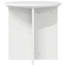 vidaXL Növényállvány 2 pcs Magasfényű Fehér 40 x 40 x 40 cm Szerelt Fa