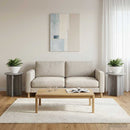 vidaXL Növényállvány 2 pcs Szürke Sonoma 40 x 40 x 40 cm Szerelt Fa