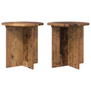 vidaXL Növényállvány 2 db Antik Fa 40 x 40 x 40 cm Szerelt Fa