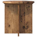 vidaXL Növényállvány 2 db Antik Fa 40 x 40 x 40 cm Szerelt Fa