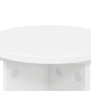vidaXL Növényállvány 2 db Fehér Ø29,5 x 40 cm Szerelt Fa