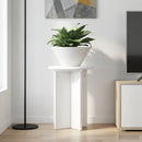 vidaXL Növényállvány 2 db Fehér Ø29,5 x 40 cm Szerelt Fa