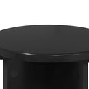 vidaXL Növényállvány 2 pcs Fekete Ø29,5 x 40 cm Szerelt Fa
