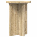 vidaXL Növényállvány 2 db Sonoma Tölgy Ø29,5 x 40 cm Szerelt Fa