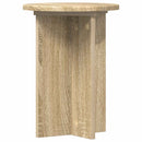 vidaXL Növényállvány 2 db Sonoma Tölgy Ø29,5 x 40 cm Szerelt Fa