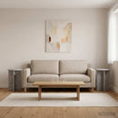 vidaXL Növényállvány 2 pcs Betonszürke Ø29,5 x 40 cm Szerelt Fa