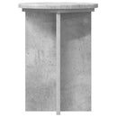 vidaXL Növényállvány 2 pcs Betonszürke Ø29,5 x 40 cm Szerelt Fa