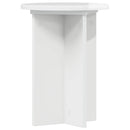 vidaXL Növényállvány 2 pcs Magasfényű Fehér Ø29,5 x 40 cm Szerelt Fa