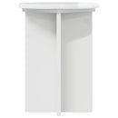 vidaXL Növényállvány 2 pcs Magasfényű Fehér Ø29,5 x 40 cm Szerelt Fa