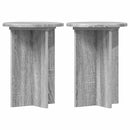 vidaXL Növényállvány 2 pcs Szürke Sonoma Ø29,5 x 40 cm Szerelt Fa