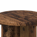 vidaXL Növényállvány 2 db Antik Fa Ø29,5 x 40 cm Szerelt Fa