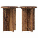 vidaXL Növényállvány 2 db Antik Fa Ø29,5 x 40 cm Szerelt Fa