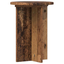 vidaXL Növényállvány 2 pcs Antik Fa Ø29,5 x 40 cm Szerelt Fa
