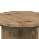 vidaXL Növényállvány 2 pcs Kézműves Tölgy Ø29,5 x 40 cm Szerelt Fa