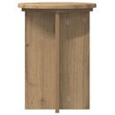 vidaXL Növényállvány 2 pcs Kézműves Tölgy Ø29,5 x 40 cm Szerelt Fa