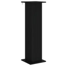 vidaXL Növényállvány 2 pcs Fekete 30,5 x 30 x 100,5 cm Szerelt Fa